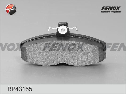 Fenox BP43155 - Гальмівні колодки, дискові гальма autozip.com.ua