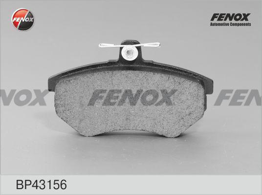 Fenox BP43156 - Гальмівні колодки, дискові гальма autozip.com.ua