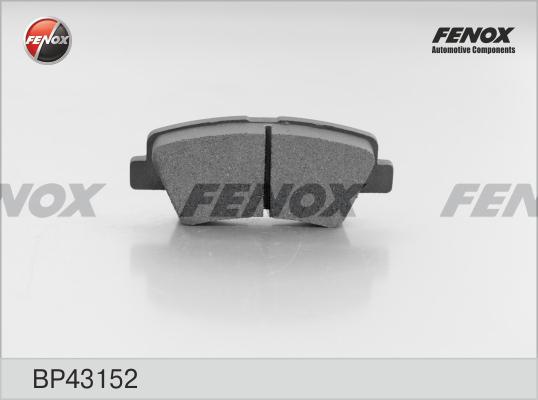 Fenox BP43152 - Гальмівні колодки, дискові гальма autozip.com.ua