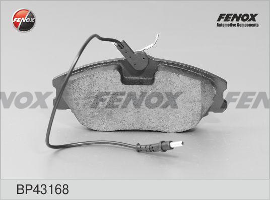 Fenox BP43168 - Гальмівні колодки, дискові гальма autozip.com.ua