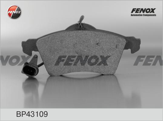 Fenox BP43109 - Гальмівні колодки, дискові гальма autozip.com.ua