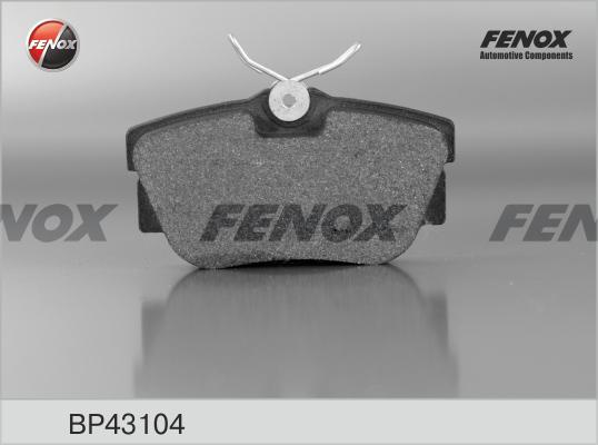Fenox BP43104 - Гальмівні колодки, дискові гальма autozip.com.ua