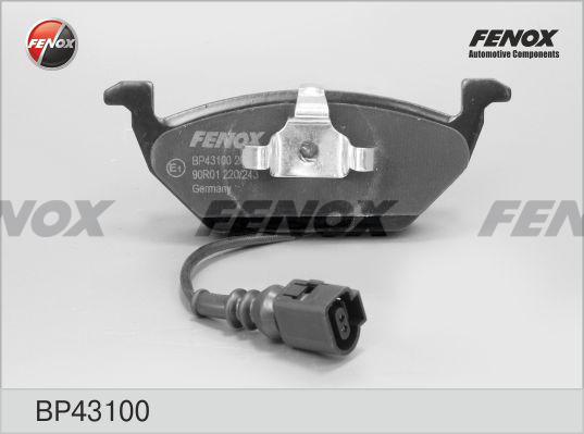 Fenox BP43100 - Гальмівні колодки, дискові гальма autozip.com.ua