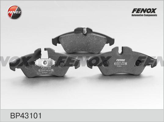 Fenox BP43101 - Гальмівні колодки, дискові гальма autozip.com.ua
