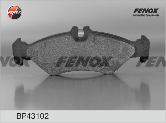 Fenox BP43102 - Гальмівні колодки, дискові гальма autozip.com.ua