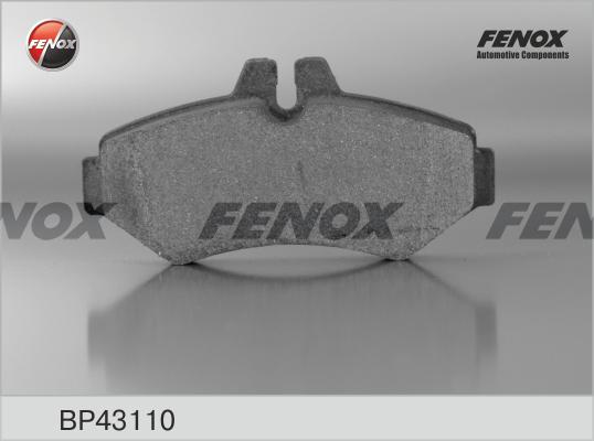 Fenox BP43110 - Гальмівні колодки, дискові гальма autozip.com.ua