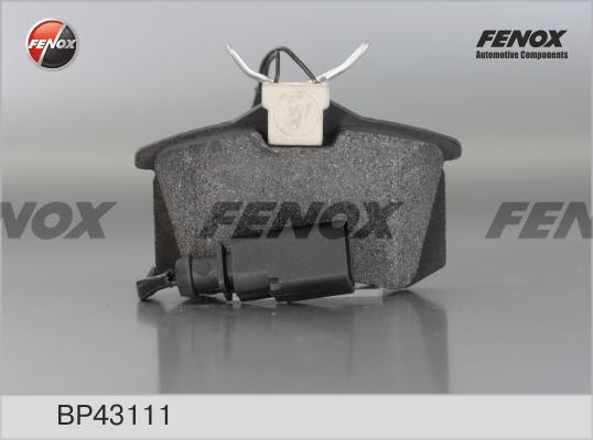 Fenox BP43111 - Гальмівні колодки, дискові гальма autozip.com.ua