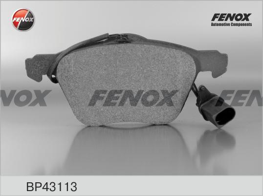 Fenox BP43113 - Гальмівні колодки, дискові гальма autozip.com.ua