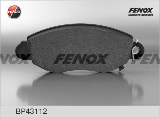 Fenox BP43112 - Гальмівні колодки, дискові гальма autozip.com.ua