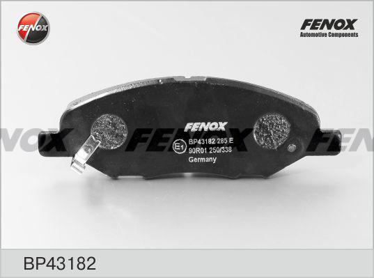 Fenox BP43182 - Гальмівні колодки, дискові гальма autozip.com.ua