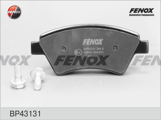 Fenox BP43131 - Гальмівні колодки, дискові гальма autozip.com.ua