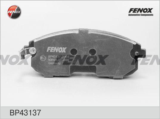Fenox BP43137 - Гальмівні колодки, дискові гальма autozip.com.ua