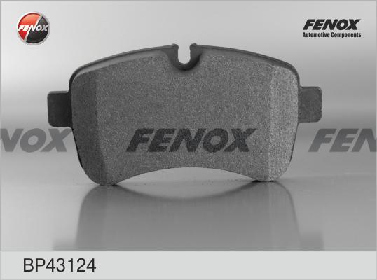 Fenox BP43124 - Гальмівні колодки, дискові гальма autozip.com.ua