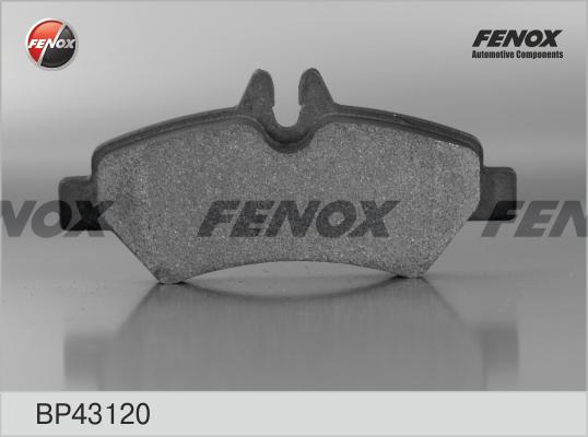 Fenox BP43120 - Гальмівні колодки, дискові гальма autozip.com.ua