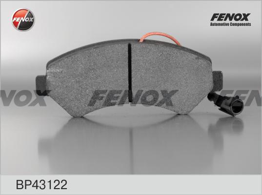 Fenox BP43122 - Гальмівні колодки, дискові гальма autozip.com.ua