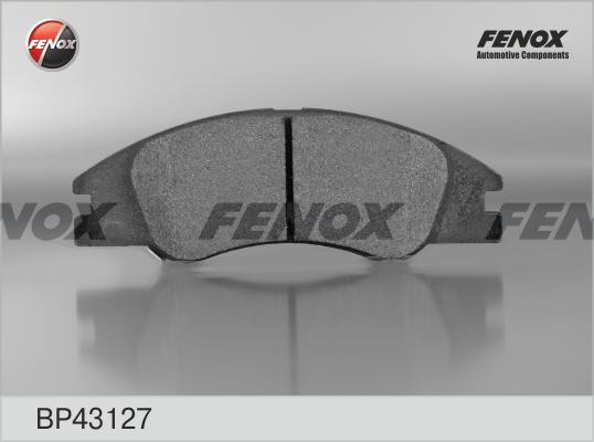 Fenox BP43127 - Гальмівні колодки, дискові гальма autozip.com.ua