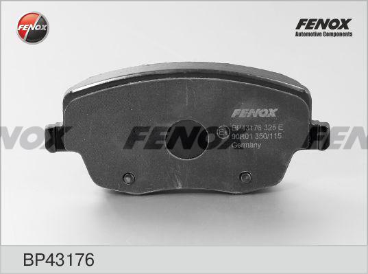 Fenox BP43176 - Гальмівні колодки, дискові гальма autozip.com.ua