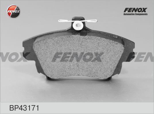 Fenox BP43171 - Гальмівні колодки, дискові гальма autozip.com.ua