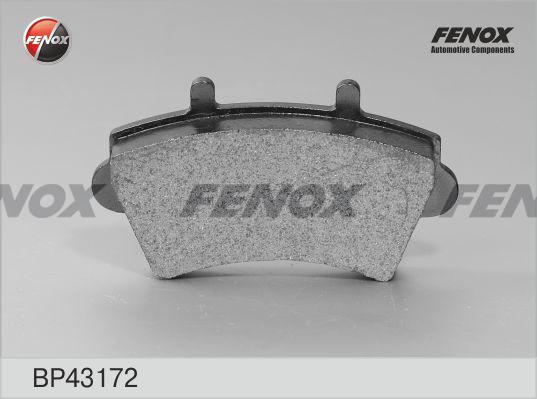 Fenox BP43172 - Гальмівні колодки, дискові гальма autozip.com.ua