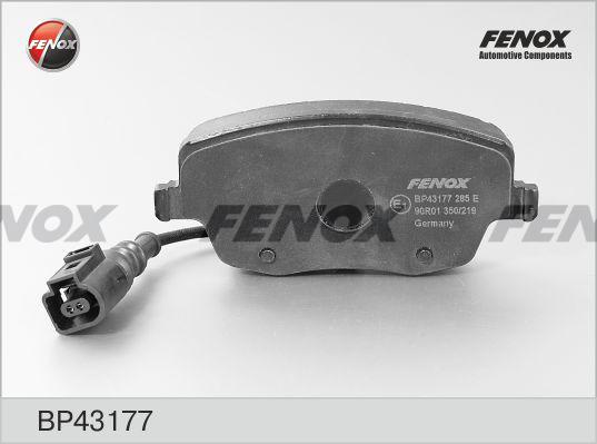 Fenox BP43177 - Гальмівні колодки, дискові гальма autozip.com.ua