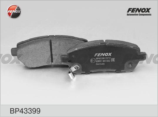 Fenox BP43399 - Гальмівні колодки, дискові гальма autozip.com.ua