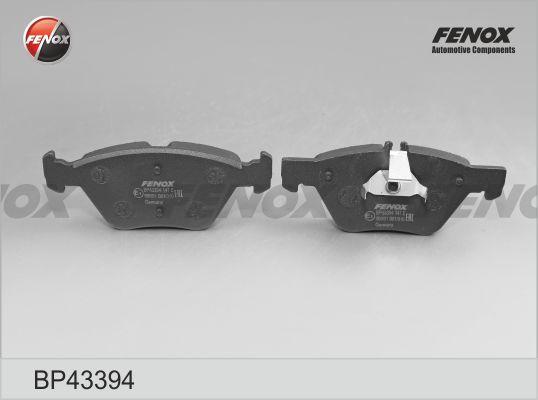 Fenox BP43394 - Гальмівні колодки, дискові гальма autozip.com.ua