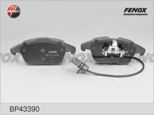 Fenox BP43390 - Гальмівні колодки, дискові гальма autozip.com.ua