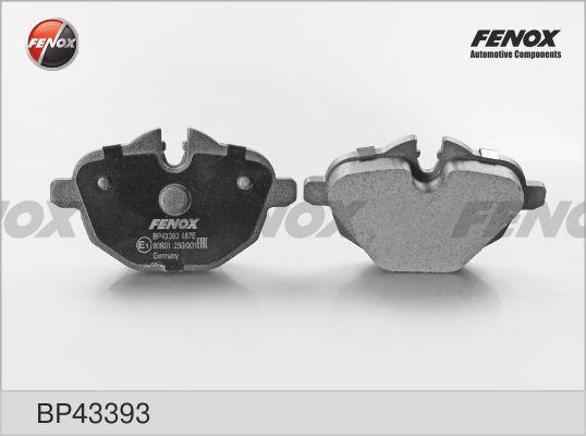 Fenox BP43393 - Гальмівні колодки, дискові гальма autozip.com.ua