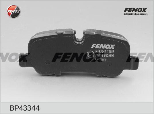 Fenox BP43344 - Гальмівні колодки, дискові гальма autozip.com.ua