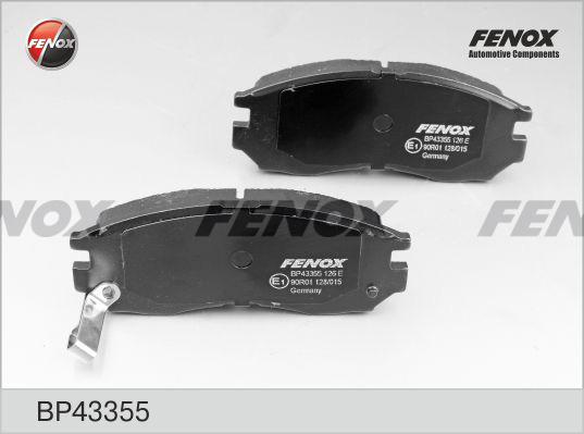 Fenox BP43355 - Гальмівні колодки, дискові гальма autozip.com.ua