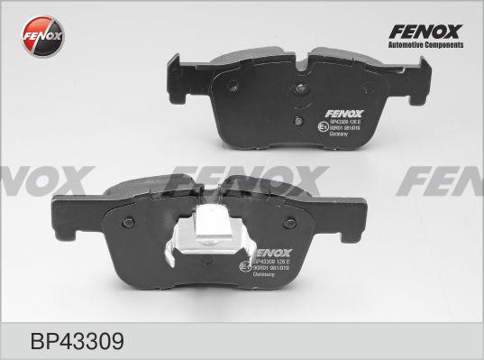 Fenox BP43309 - Гальмівні колодки, дискові гальма autozip.com.ua