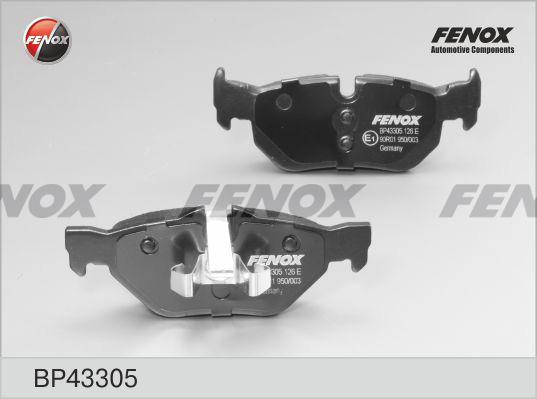 Fenox BP43305 - Гальмівні колодки, дискові гальма autozip.com.ua