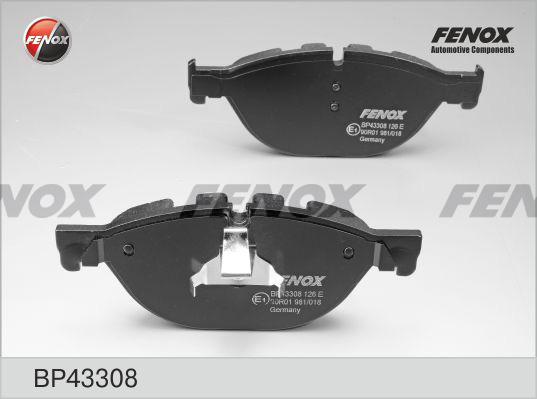 Fenox BP43308 - Гальмівні колодки, дискові гальма autozip.com.ua