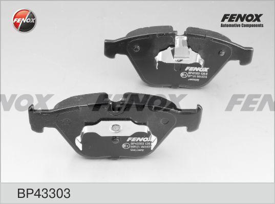 Fenox BP43303 - Гальмівні колодки, дискові гальма autozip.com.ua