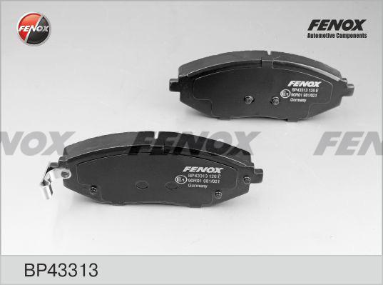 Fenox BP43313 - Гальмівні колодки, дискові гальма autozip.com.ua