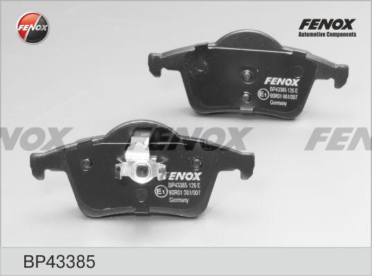 Fenox BP43385 - Гальмівні колодки, дискові гальма autozip.com.ua