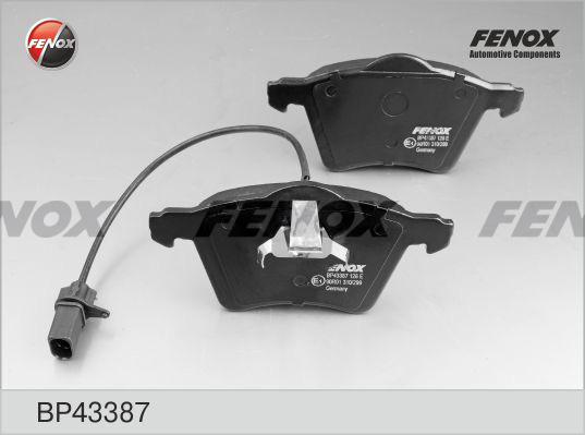 Fenox BP43387 - Гальмівні колодки, дискові гальма autozip.com.ua