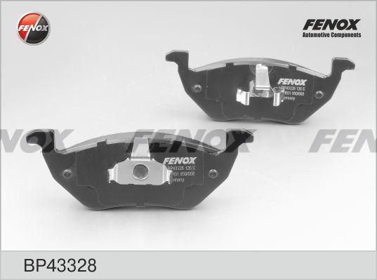 Fenox BP43328 - Гальмівні колодки, дискові гальма autozip.com.ua