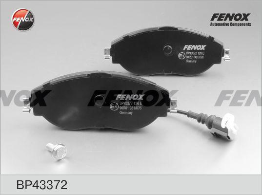 Fenox BP43372 - Гальмівні колодки, дискові гальма autozip.com.ua