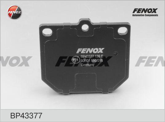 Fenox BP43377 - Гальмівні колодки, дискові гальма autozip.com.ua