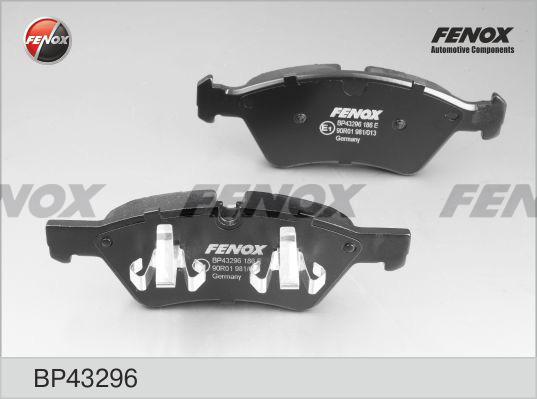 Fenox BP43296 - Гальмівні колодки, дискові гальма autozip.com.ua