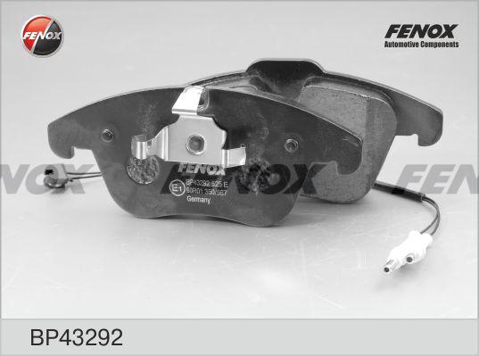 Fenox BP43292 - Гальмівні колодки, дискові гальма autozip.com.ua