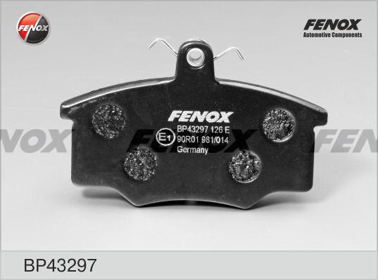 Fenox BP43297 - Гальмівні колодки, дискові гальма autozip.com.ua