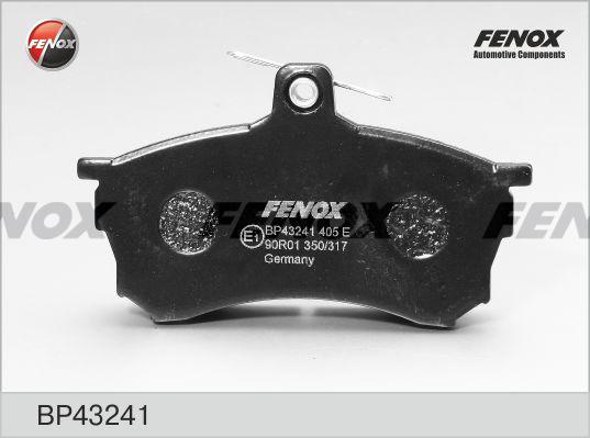 Fenox BP43241 - Гальмівні колодки, дискові гальма autozip.com.ua