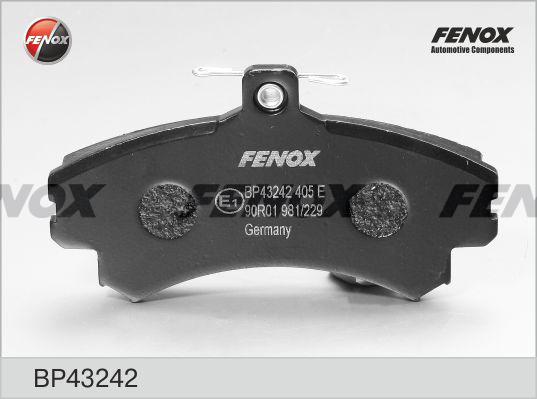 Fenox BP43242 - Гальмівні колодки, дискові гальма autozip.com.ua