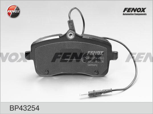 Fenox BP43254 - Гальмівні колодки, дискові гальма autozip.com.ua