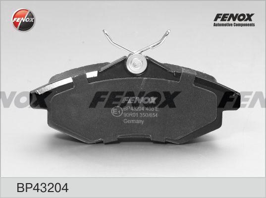 Fenox BP43204 - Гальмівні колодки, дискові гальма autozip.com.ua