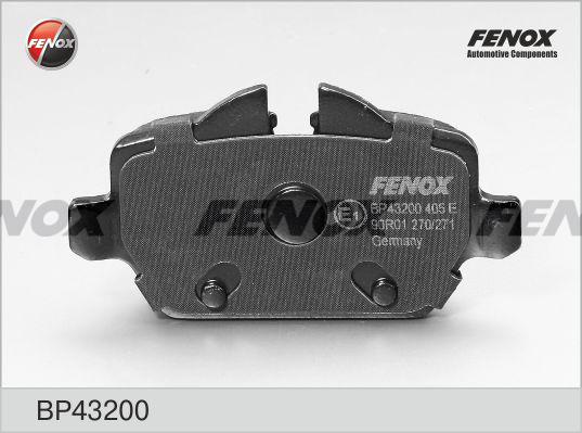 Fenox BP43200 - Гальмівні колодки, дискові гальма autozip.com.ua