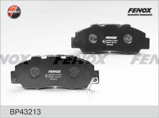 Fenox BP43213 - Гальмівні колодки, дискові гальма autozip.com.ua