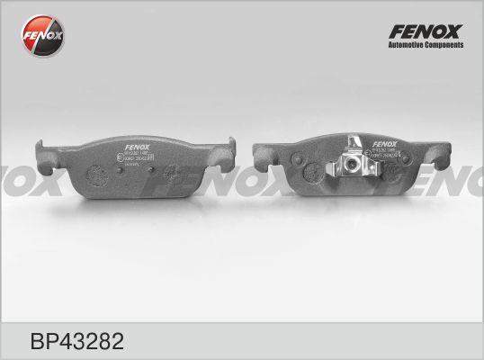 Fenox BP43282 - Гальмівні колодки, дискові гальма autozip.com.ua